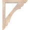 Ekena Millwork Olympic Slat Smooth Bracket w/ Offset Brace, Douglas Fir, 5 1/2"W x 32"D x 38"H BKT0604X32X38OLY06SDF - alternate 3